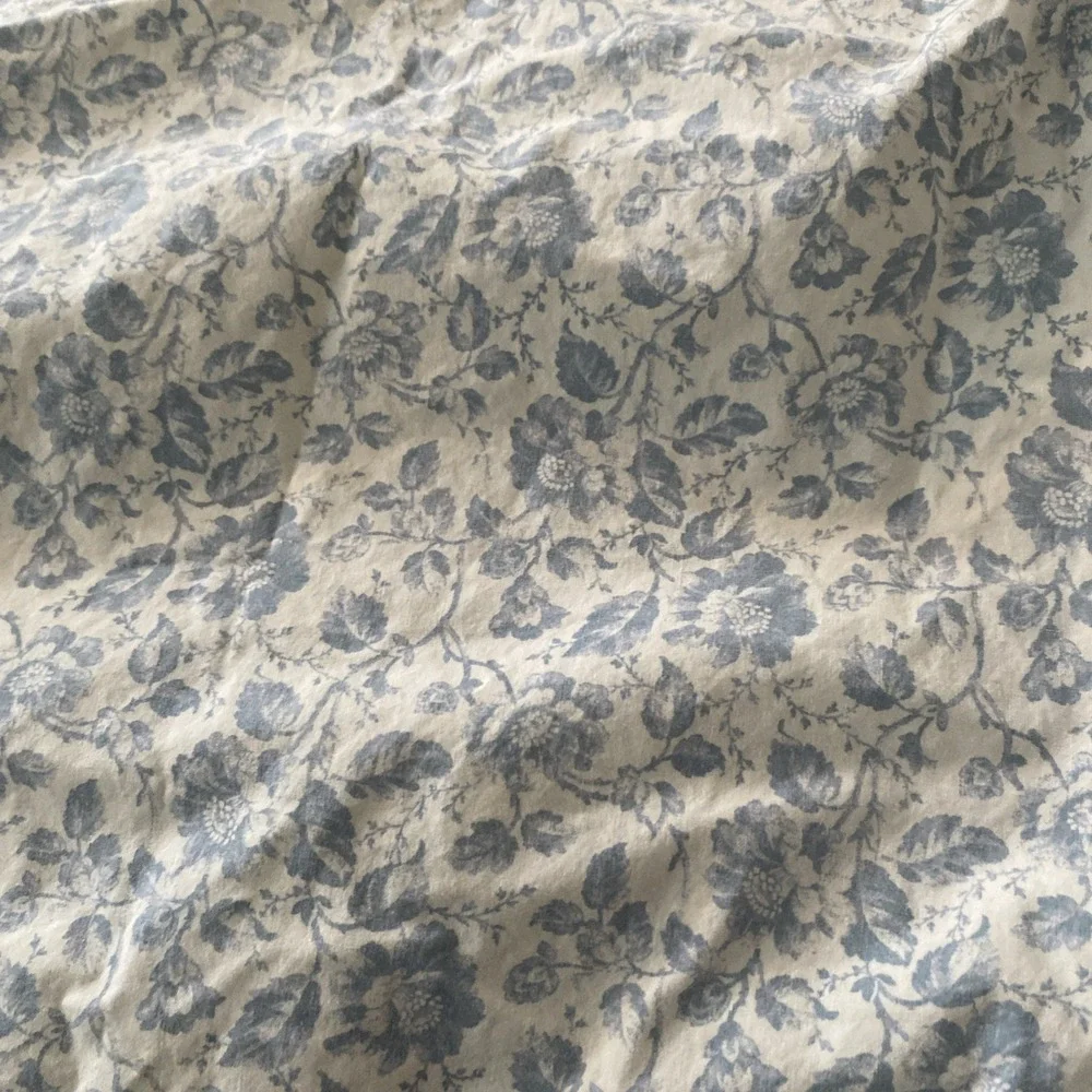 Vintage RALPH LAUREN French Country Cottage Floral Blue Standard Pillow Case